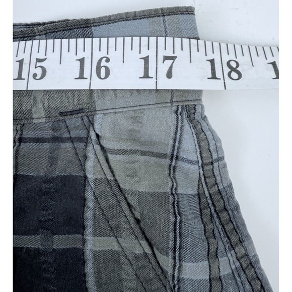 Patagonia Mens Shorts 38x9 Organic Cotton Plaid Chino Green/Blue Casual Travel - Picture 7 of 7